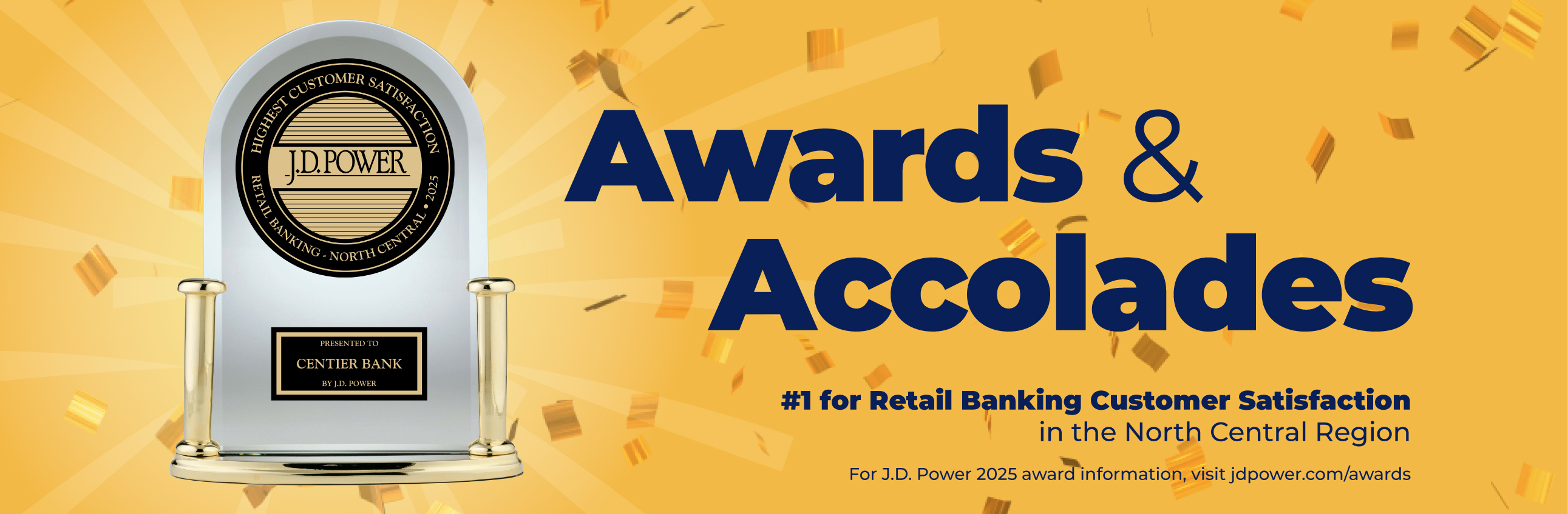J.D. Power Awards and Accolades - Centier Bank